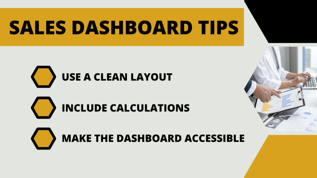 Sales Dashboard Tips